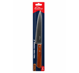 FACA P/COZINHA CABO MADEIRA 8' MR369